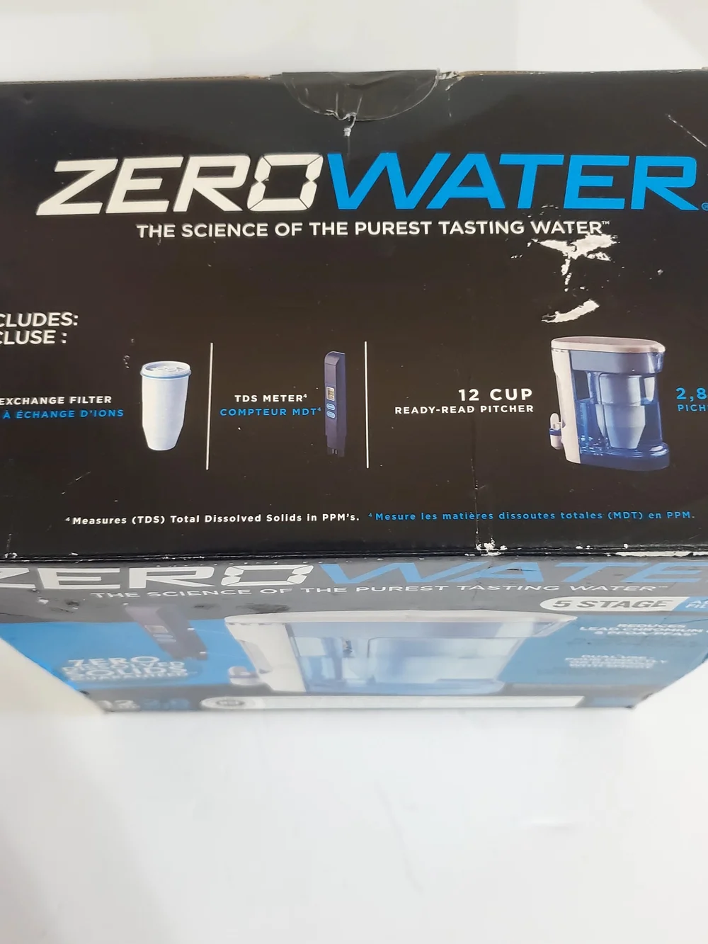 5-Stage Water Filter Pitcher – Blue/White